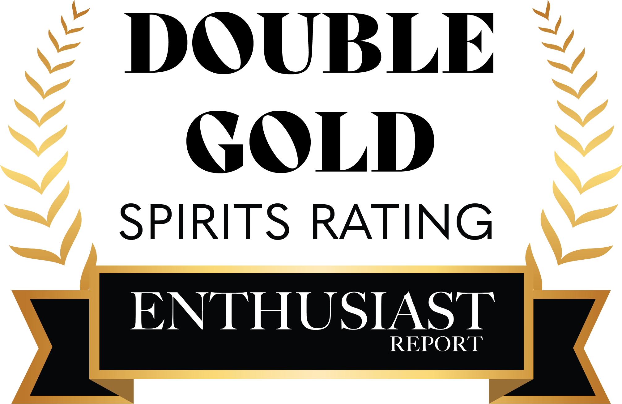 Enthusiast Report Double Gold Spirits Rating — Brigade Bourbon