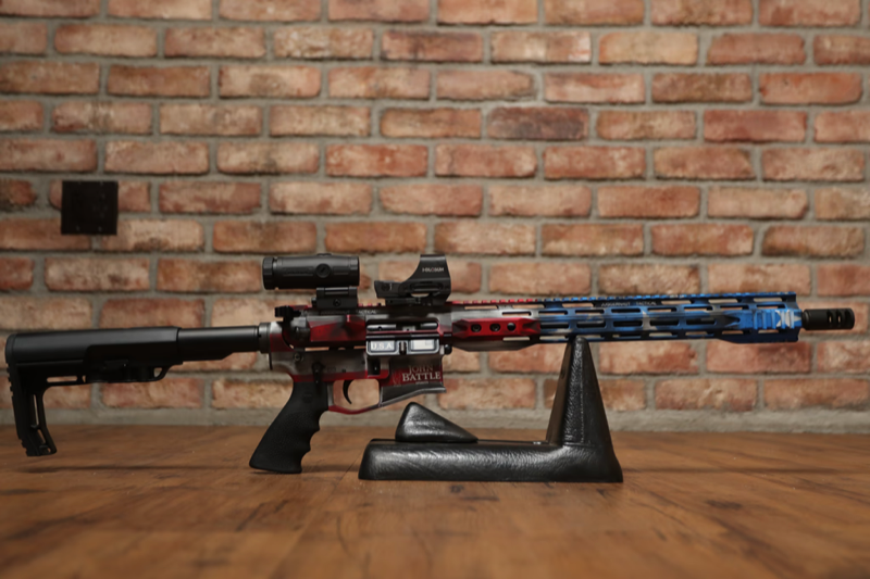 Juggernaut Tactical JTE-155 AR rifle — patriot finish